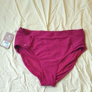 NWT L Nani Flat Rib Yoga Pocket Bottoms